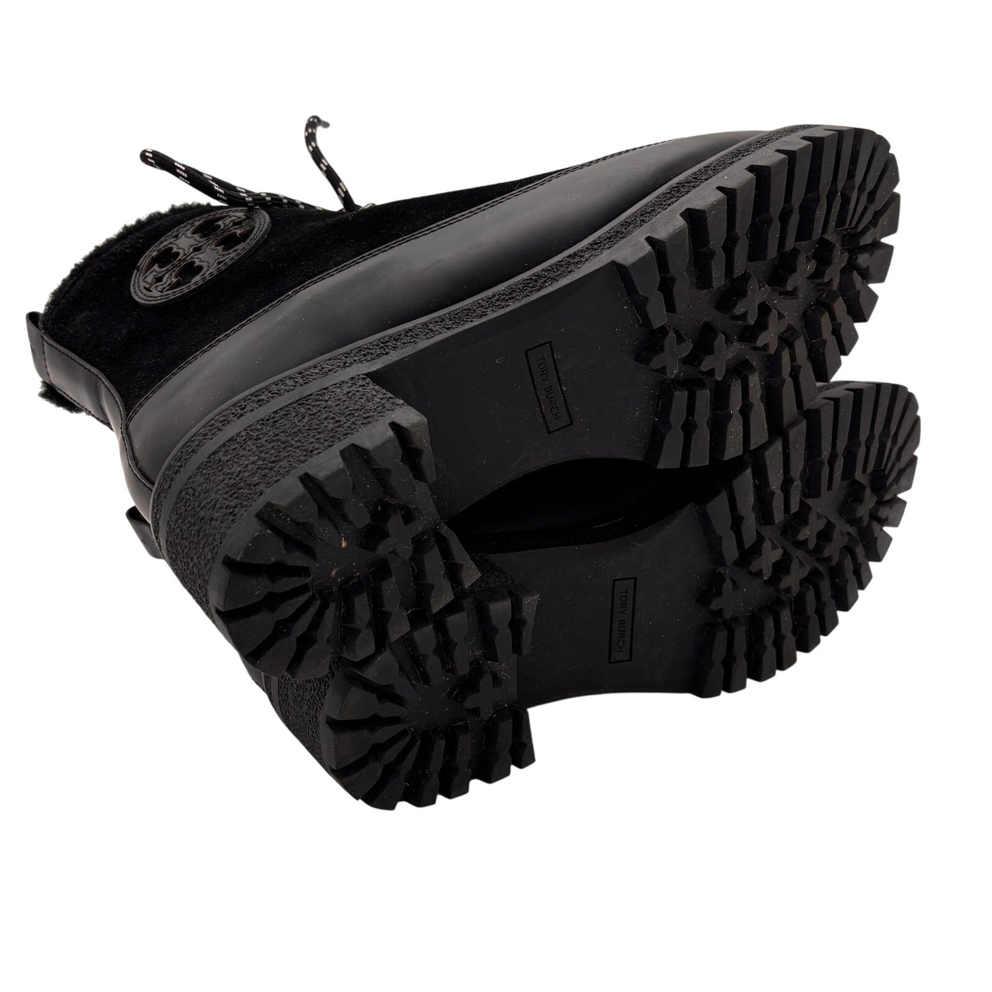 Tory Burch Women's Thea Lugg Suede Boots 9 M