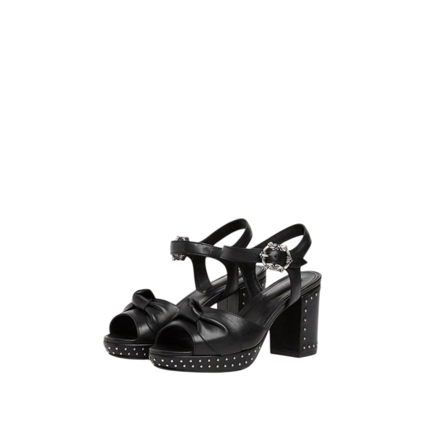 NEW The Kooples Stud Detail Leather Sandals Size 37