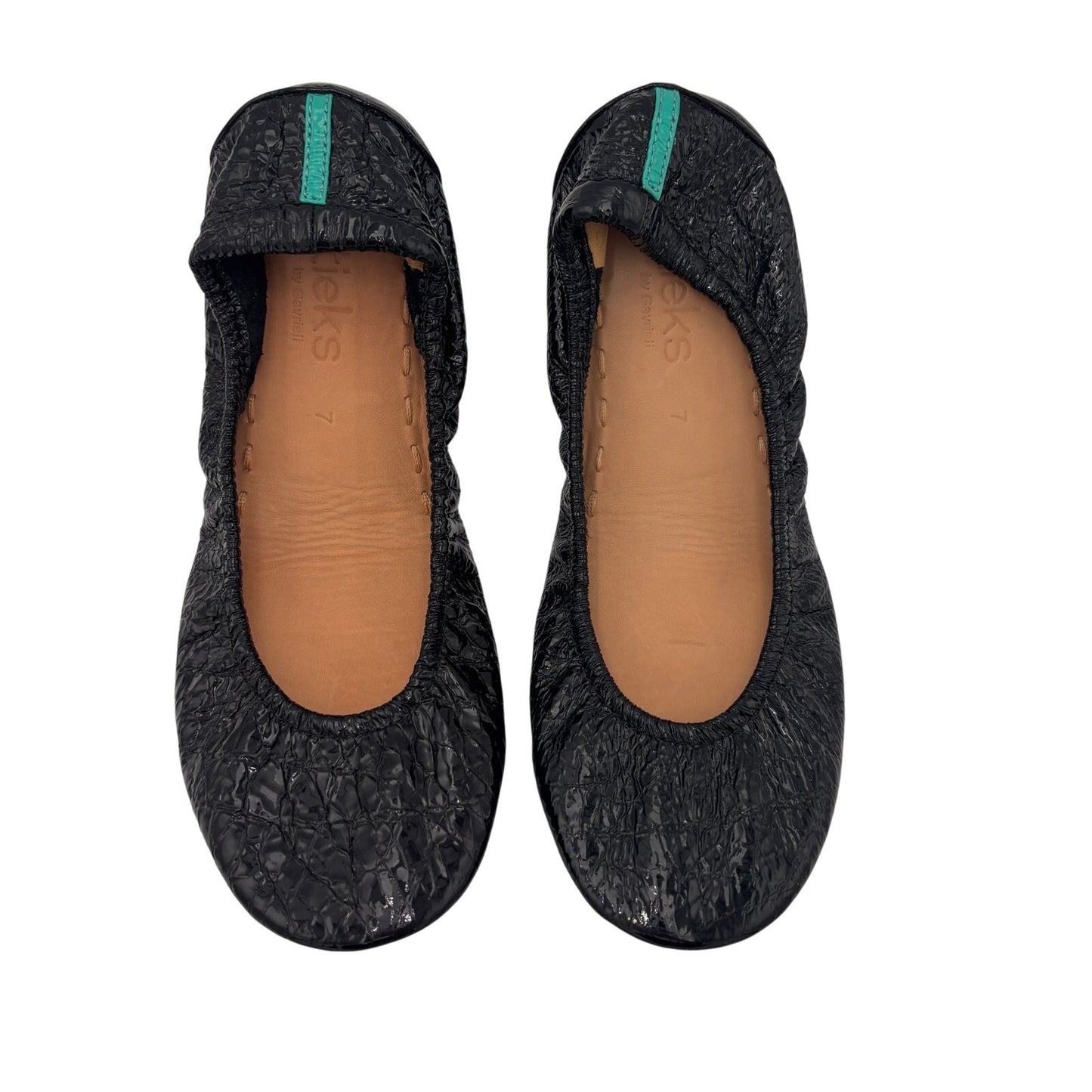 NEW Tieks Obsidian Black Ballet Flats Size 7