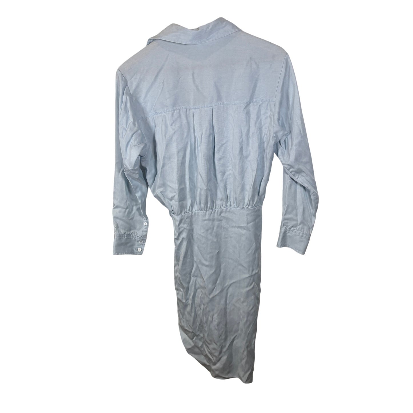 VERONICA BEARD Sierra Ruched Dress Button Up Long Sleeve Size 2