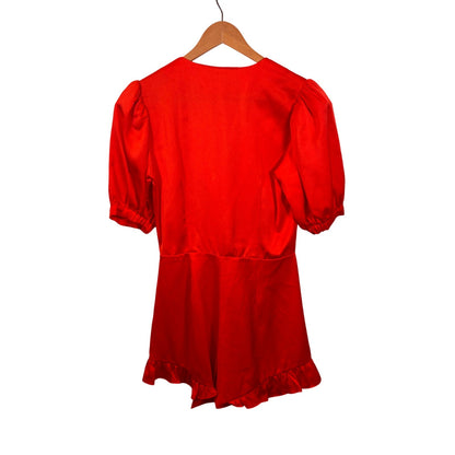 Alexis Women's Indria Silk Romper in Red Size Small