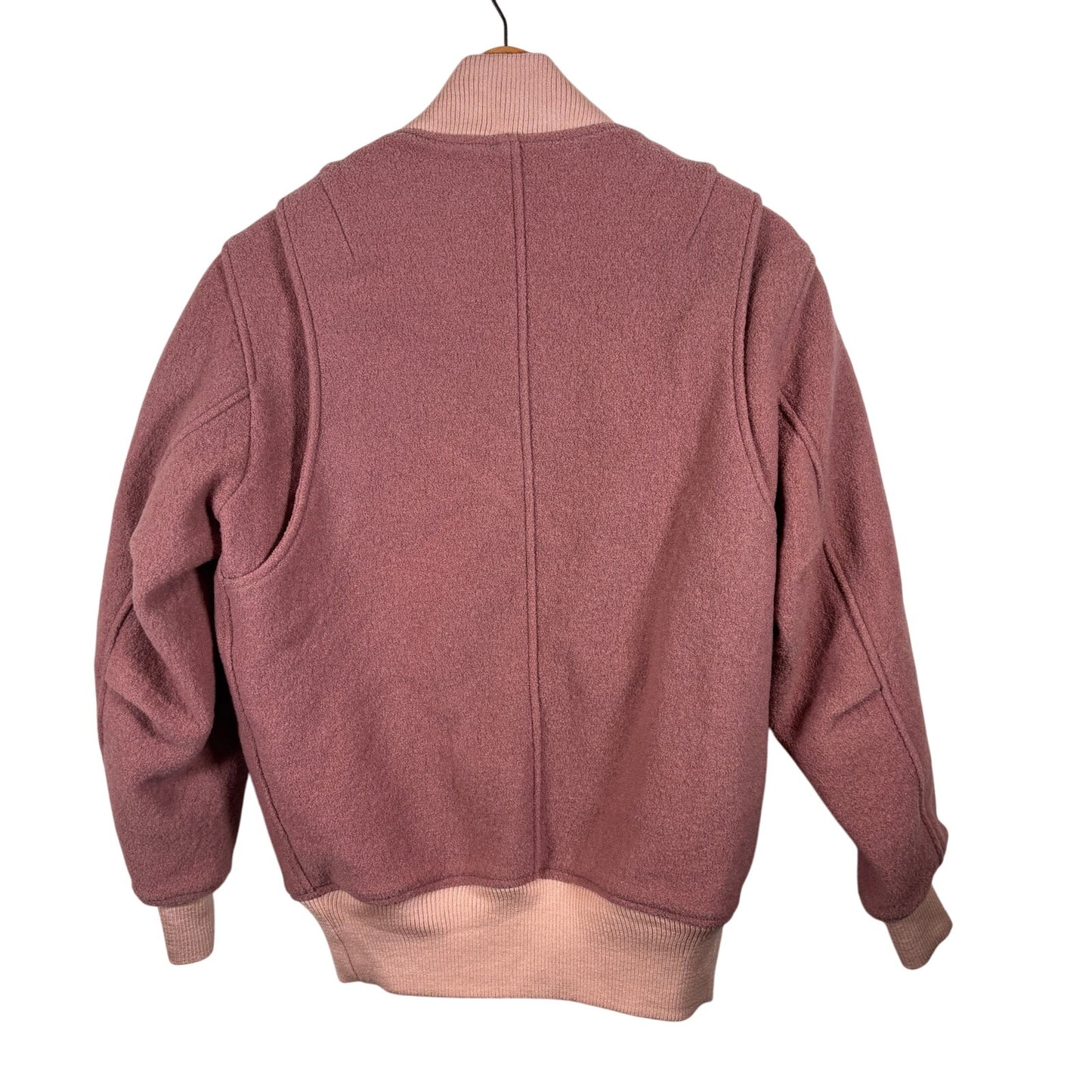 RAG & BONE Oversized Elle Bomber Wool Jacket XS