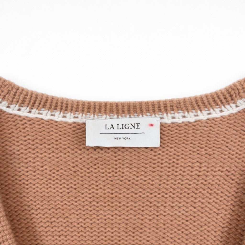 La Ligne Women's Wool and Cashmere Cardigan Sweater Size Large