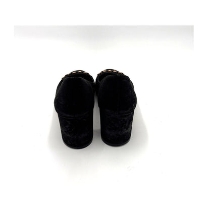 Salvatore Ferragamo Avella Suede Block Heel Pumps Size 8C MSRP $550