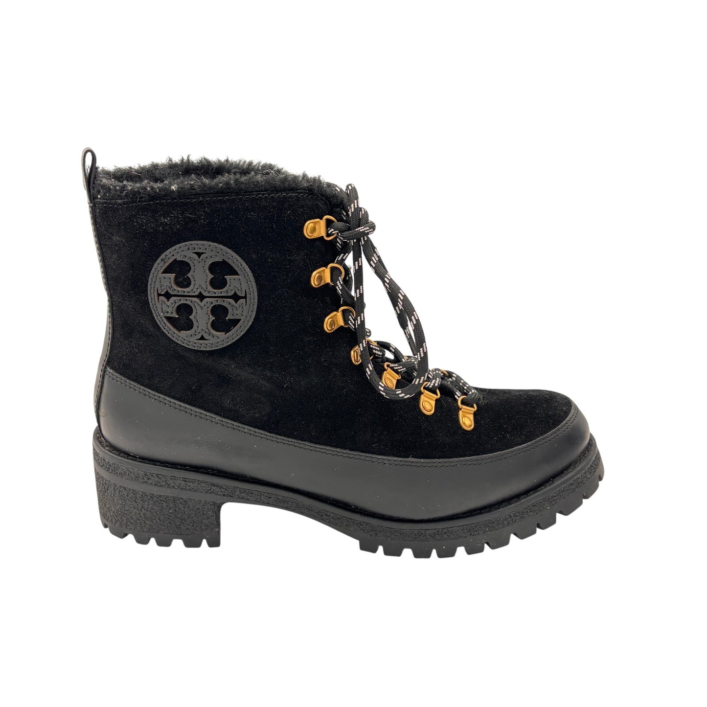 Tory Burch Women's Thea Lugg Suede Boots 9 M