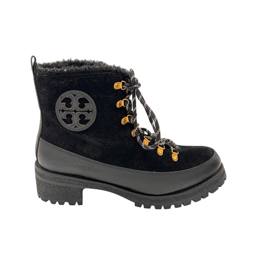 Tory Burch Women's Thea Lugg Suede Boots 9 M
