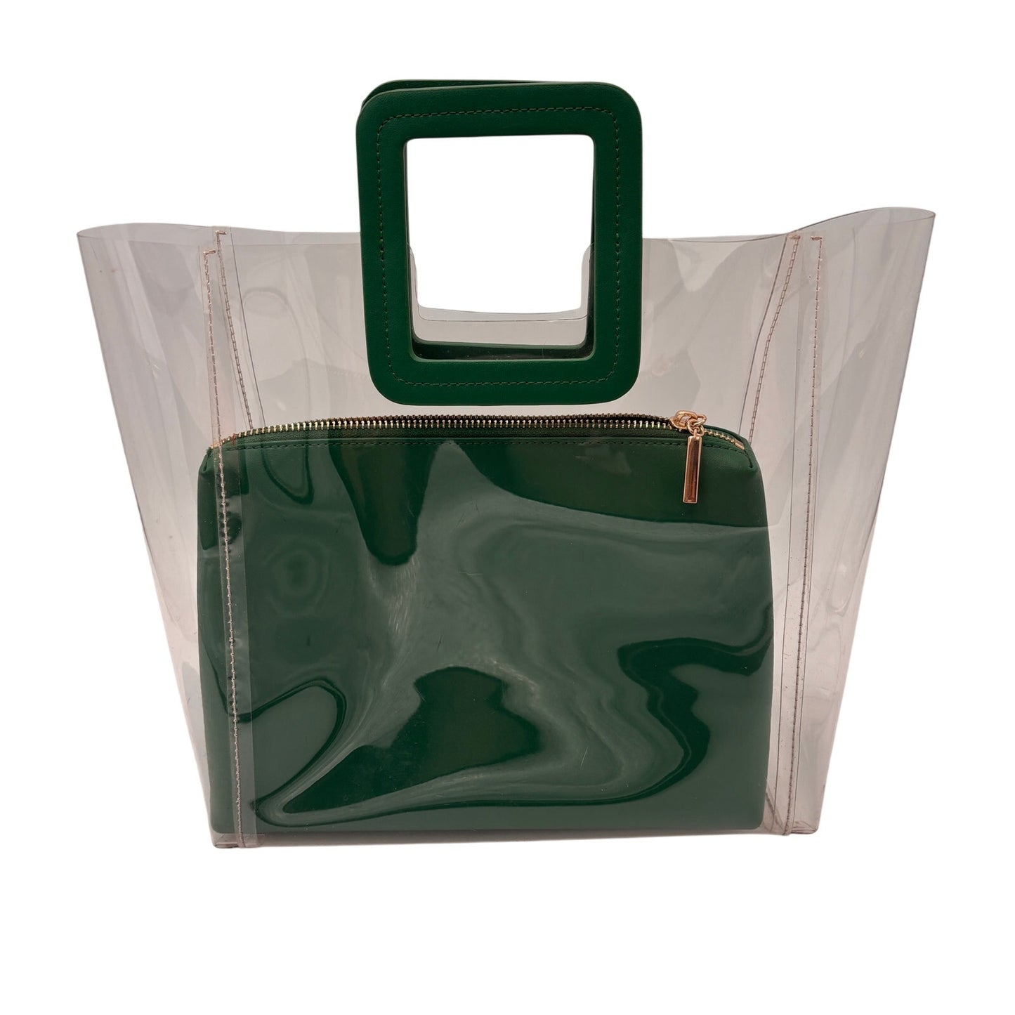 Staud Mini Shirley PVC Top Handle Bag