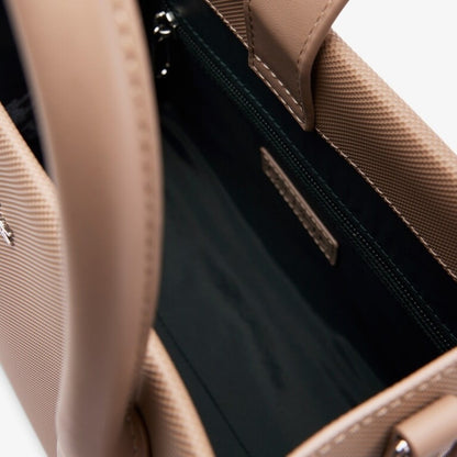 Lacoste Women's Daily City Purse in Taupe Shoulder Crossbody Bag