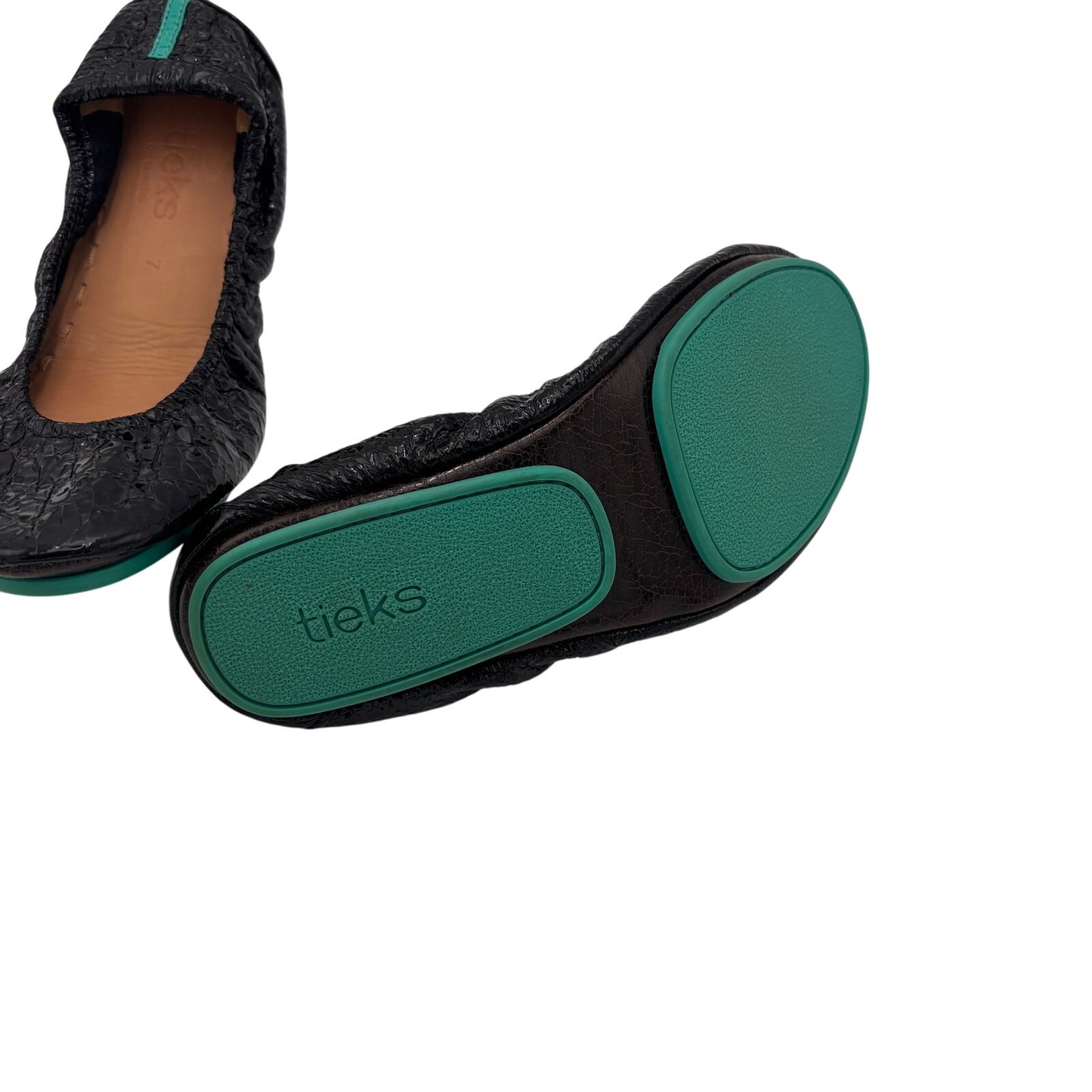 NEW Tieks Obsidian Black Ballet Flats Size 7