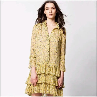 Zadig & Voltaire Rebbie Anemone Dress Size Large