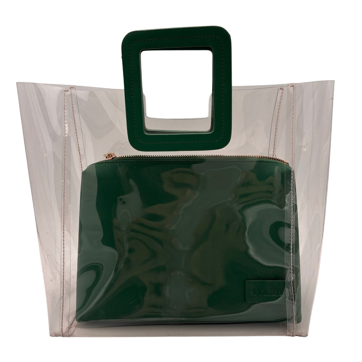 Staud Mini Shirley PVC Top Handle Bag