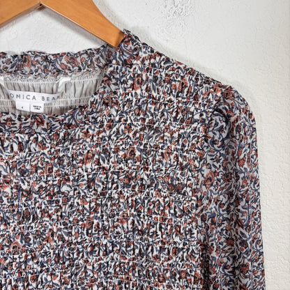 Veronica Beard Farha Vine Print Dress Size 4 Floral Mini Dress