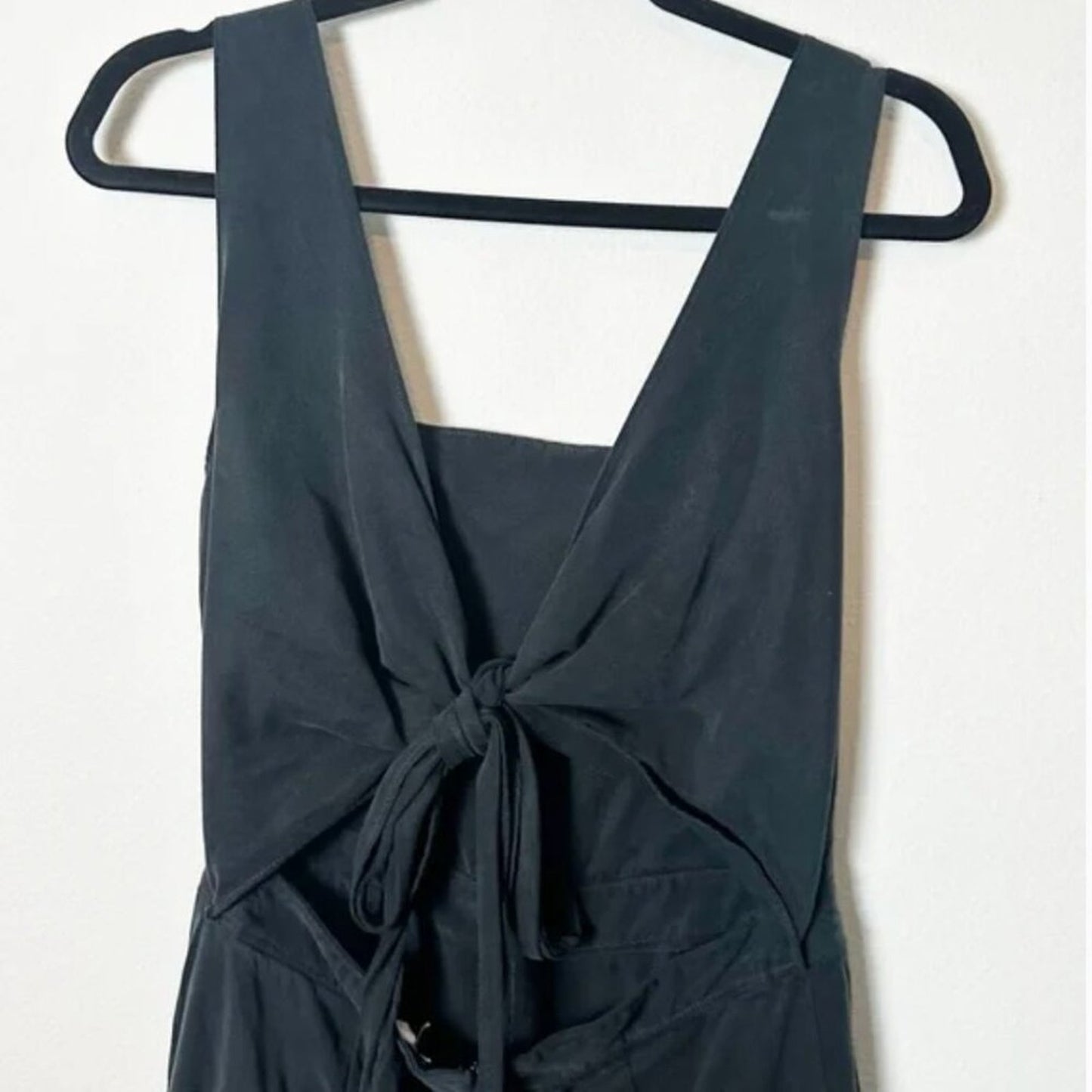 NEW Vetta Capsule Women's Two Piece Apron Jumpsuit Navy Blue Size 0