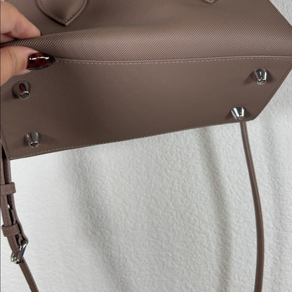 Lacoste Women's Daily City Purse in Taupe Shoulder Crossbody Bag