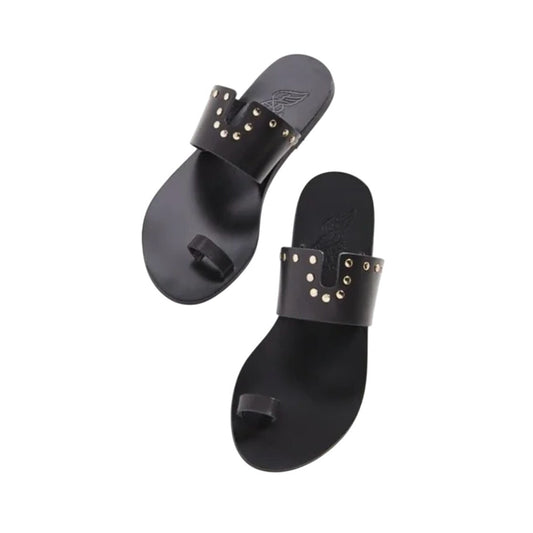 Ancient Greek Women's Leather Sandals Size 38