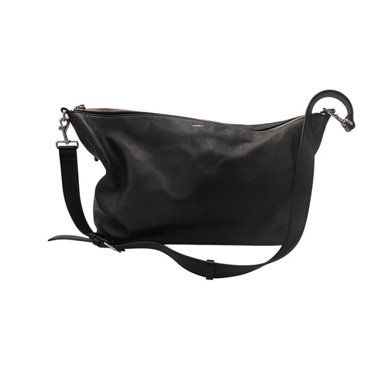 Theory Black Leather Shoulder Bag