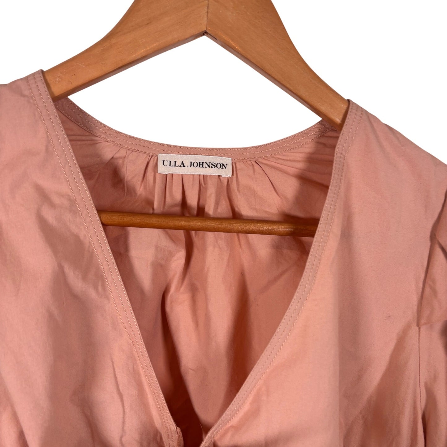 Ulla Johnson Sabina Blouse in Pale Oak 2