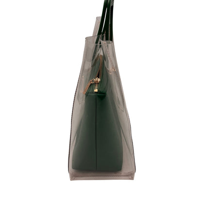 Staud Mini Shirley PVC Top Handle Bag