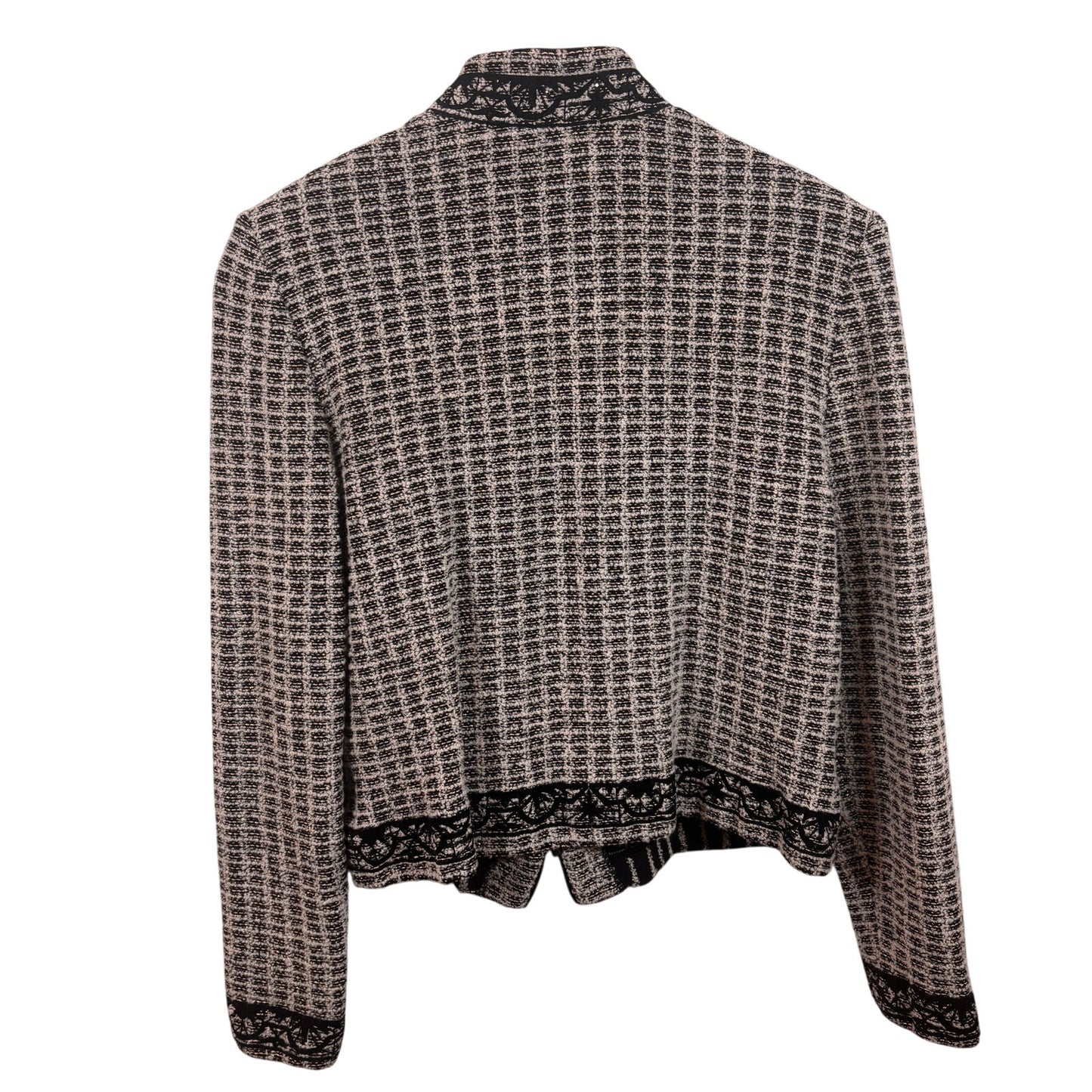 St. John Couture Womens Black and Gold Jeweled Tweed Jacket & Skirt Suit Set 6