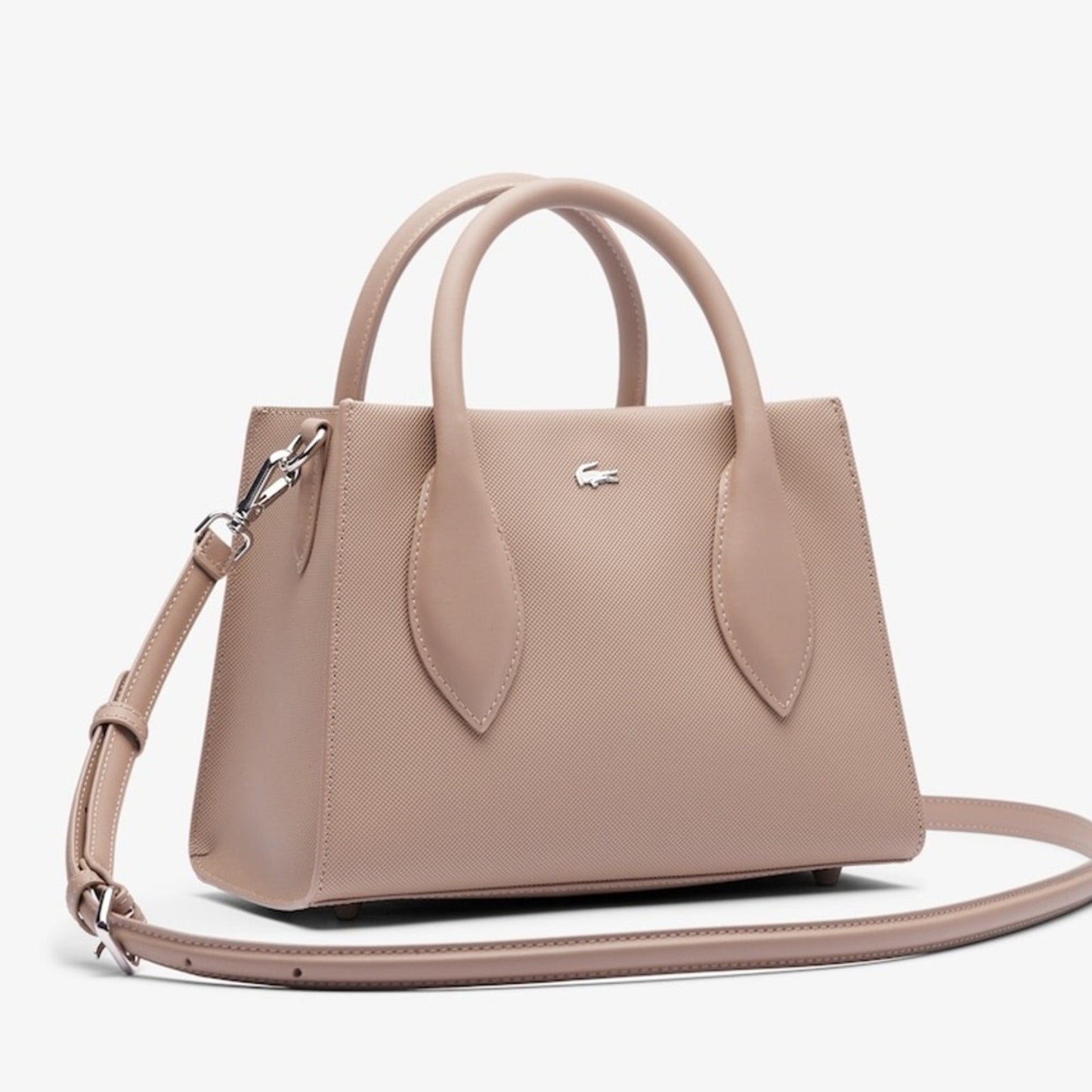 Lacoste Women's Daily City Purse in Taupe Shoulder Crossbody Bag