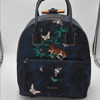 TED BAKER Rossiee Houdini Travel Bag Carry On Roller Bag - Blue In Navy