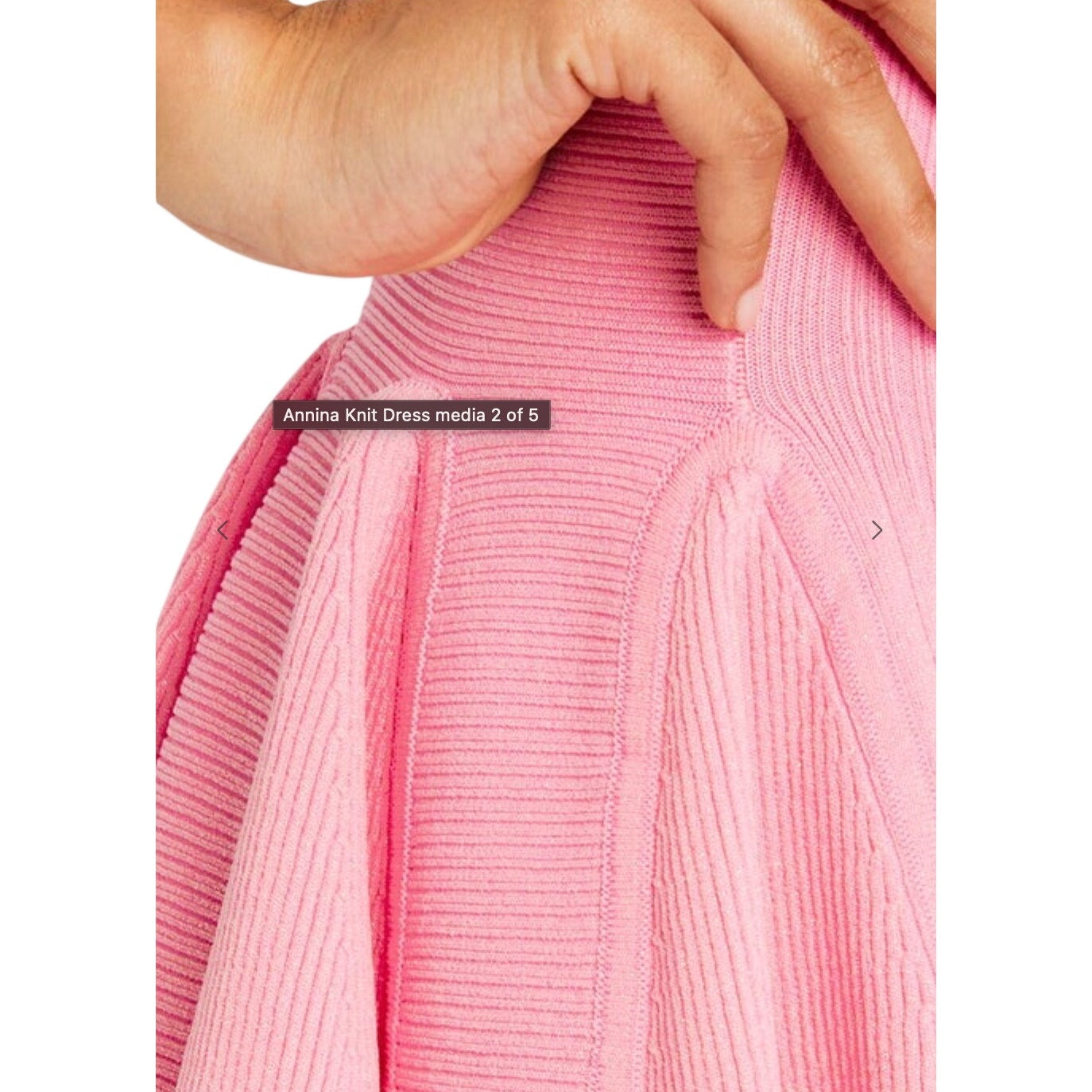 Retrofete Women's Annina Knit Dress in Pink Size Small