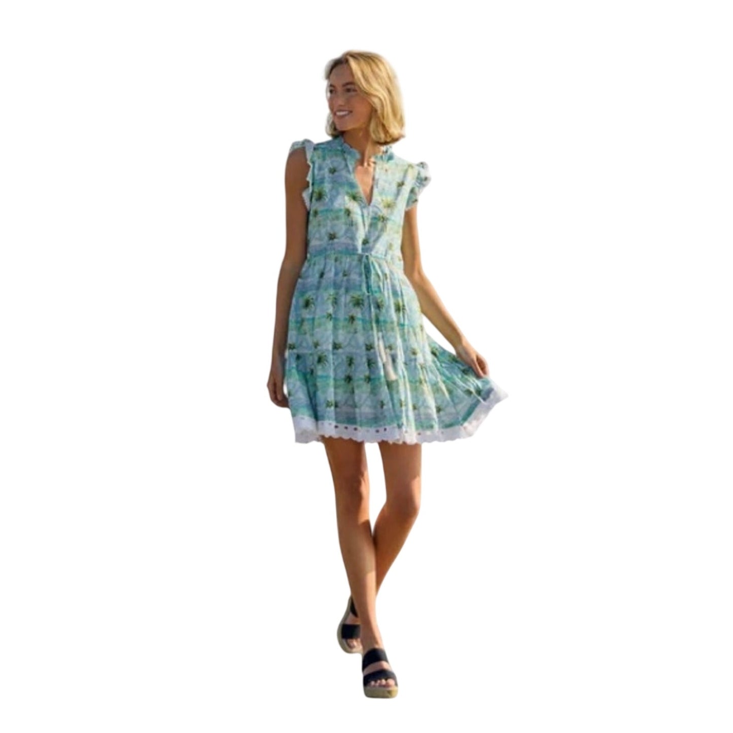 Charleston Shoe Co Charlie Garrett Dress in Palm Paradiso XS