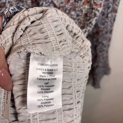 Veronica Beard Farha Vine Print Dress Size 4 Floral Mini Dress