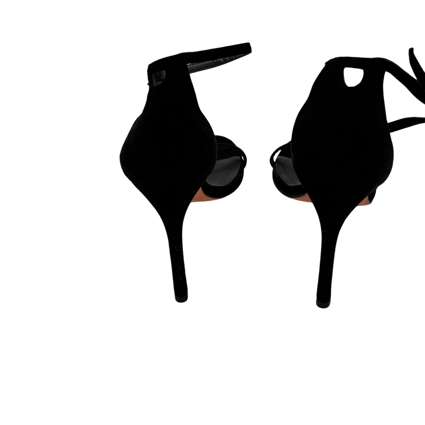 Stuart Weitzman Women's Nudist Sandal Black Goose Bump Size 7