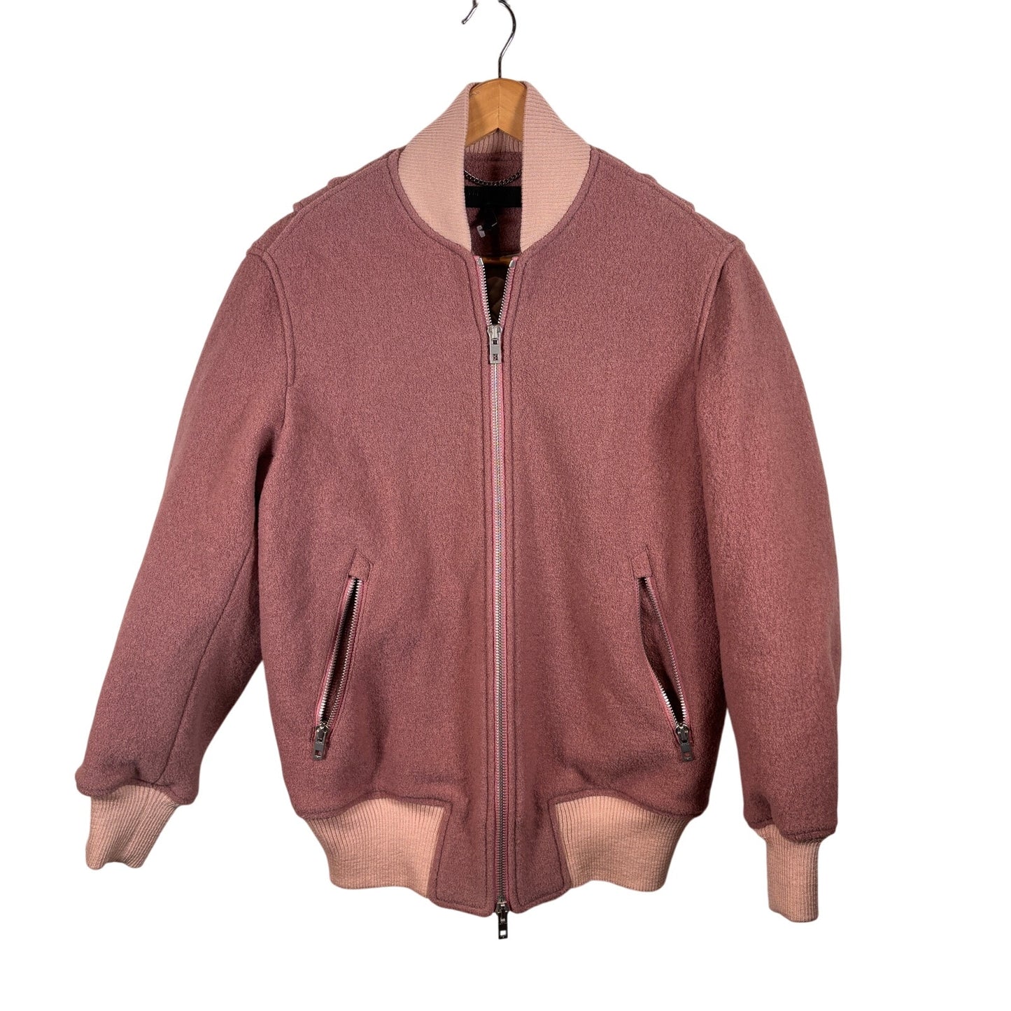 RAG & BONE Oversized Elle Bomber Wool Jacket XS