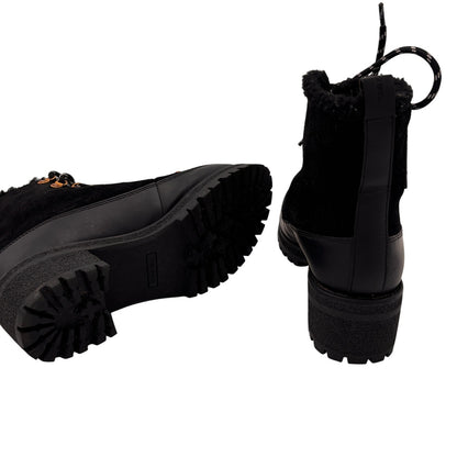 Tory Burch Women's Thea Lugg Suede Boots 9 M