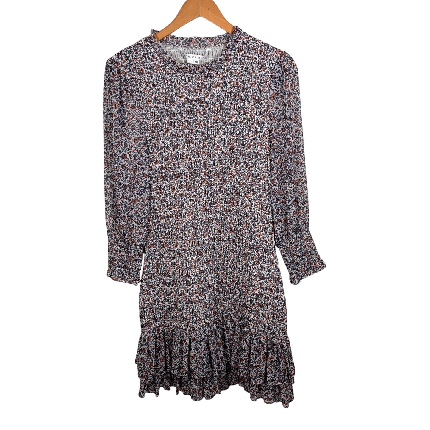 Veronica Beard Farha Vine Print Dress Size 4 Floral Mini Dress