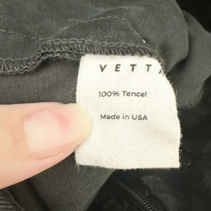 NEW Vetta Capsule Women's Two Piece Apron Jumpsuit Navy Blue Size 0