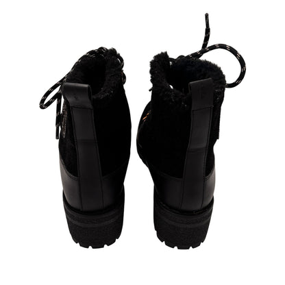 Tory Burch Women's Thea Lugg Suede Boots 9 M