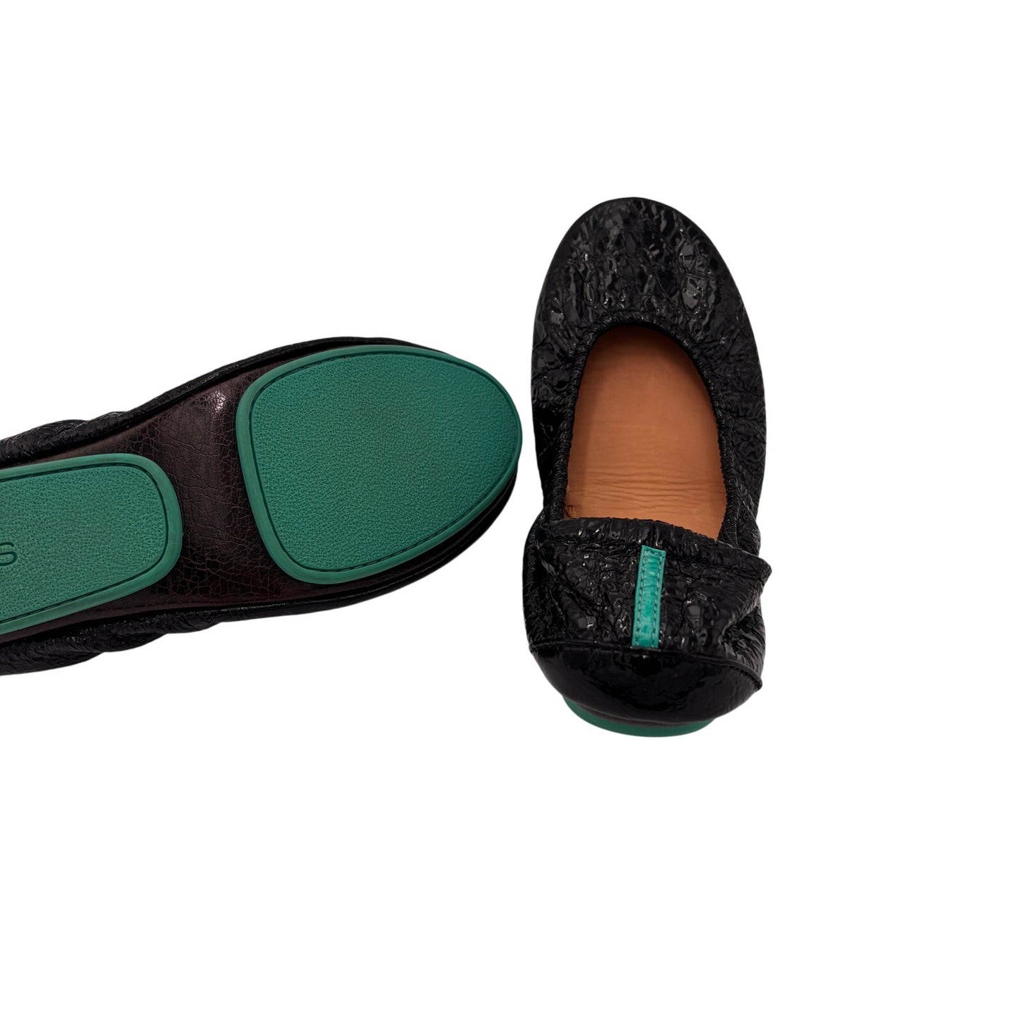 NEW Tieks Obsidian Black Ballet Flats Size 7