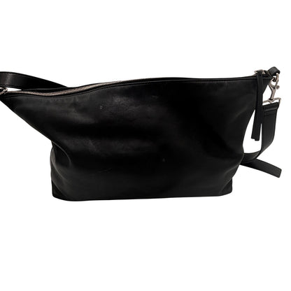 Theory Black Leather Shoulder Bag