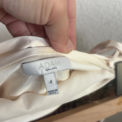 Adam Lippes Sequin Wrap Mini Skirt Multicolor Metallic Size 4