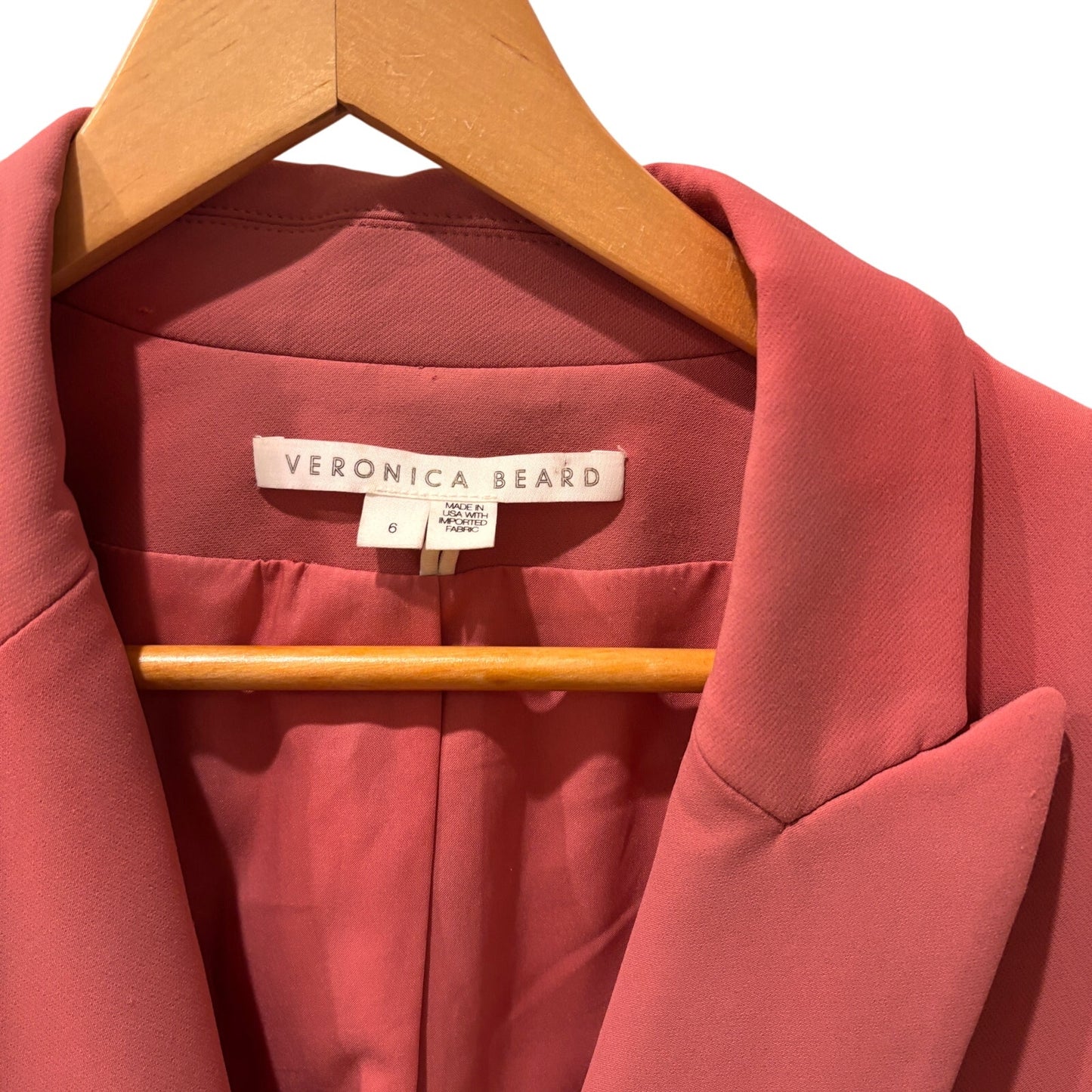 Veronica Beard Cutaway Dickey Jacket Mauve 6