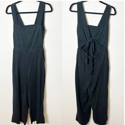 NEW Vetta Capsule Women's Two Piece Apron Jumpsuit Navy Blue Size 0