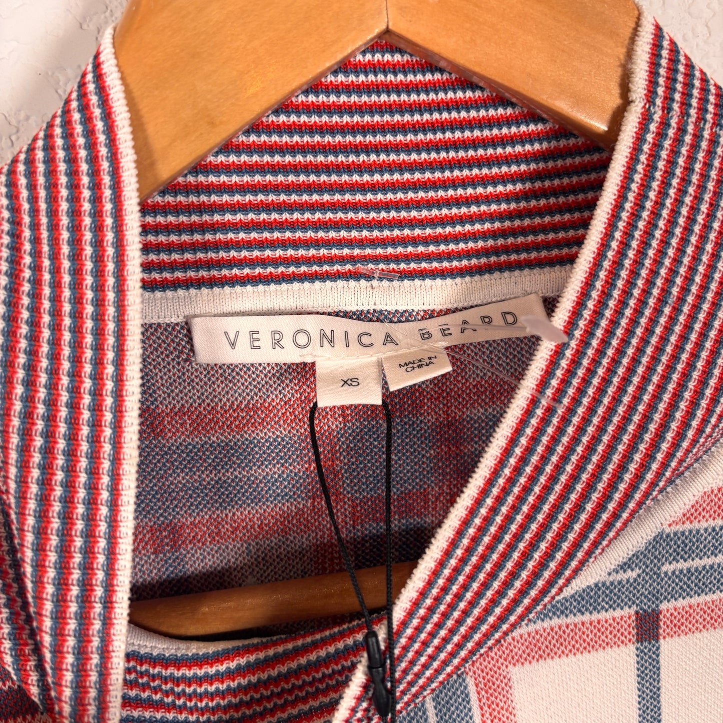 NEW Veronica Beard Michler Knit Tank – Off-White Multi – Size XS – MSRP $298