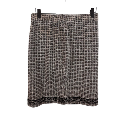 St. John Couture Womens Black and Gold Jeweled Tweed Jacket & Skirt Suit Set 6