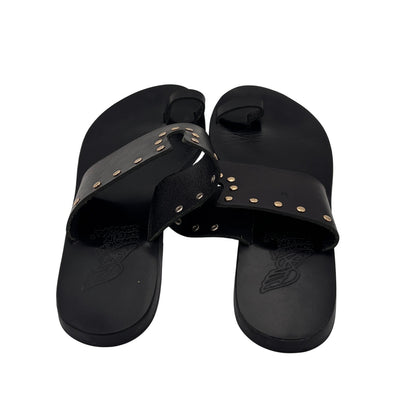 Ancient Greek Women's Leather Sandals Size 38